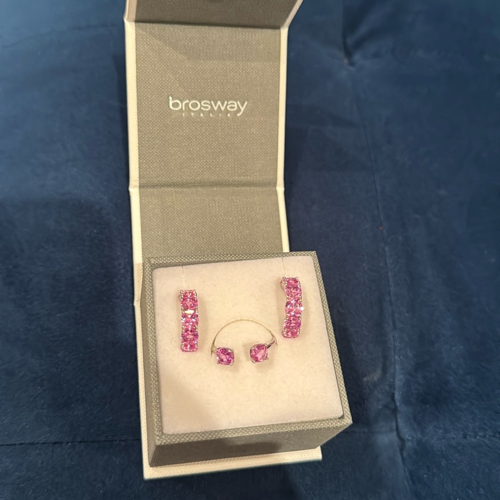 Brand new earrings and ring jewelry set